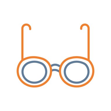 gözlük ikonu vektör illüstrasyonu