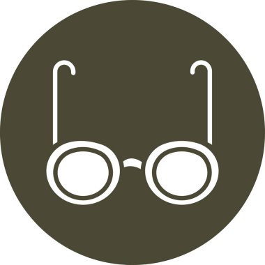 gözlük ikonu vektör illüstrasyonu