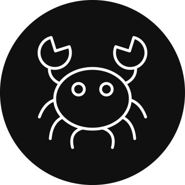 Şirin bir cadılar bayramı simgesinin vektör çizimi