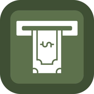 Para için. Web simgesi basit illüstrasyon