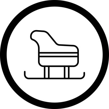 sandalye simgesi çizimi