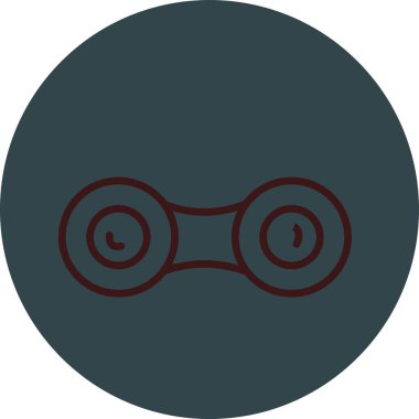 Yuvarlak siyah güneş gözlüklerinin vektör simgesi