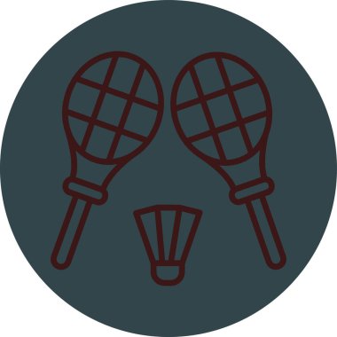 tenis raketi ve top simgesi