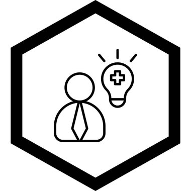 Modern bir simgenin vektör illüstrasyonu