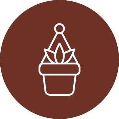 Ağacın vektör illüstrasyon simgesi,