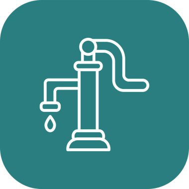 Soyut arkaplan grubunda tap simgesi izole edildi