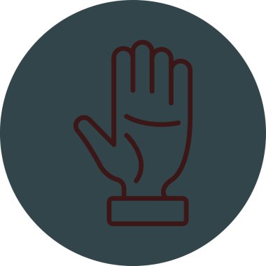 Bir simgenin vektör illüstrasyonu