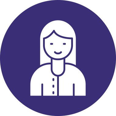 Stetoskop vektör çizimi olan kadın doktor