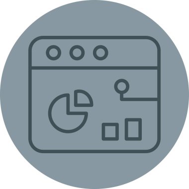 Web tasarım ikonu vektör illüstrasyonu