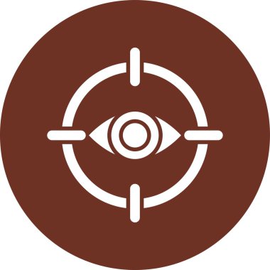 hedef simge vektör illüstrasyonu