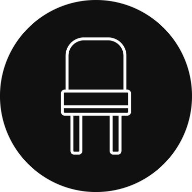 sandalye simgesi çizimi