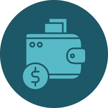 vektör para simgesi illüstrasyonu