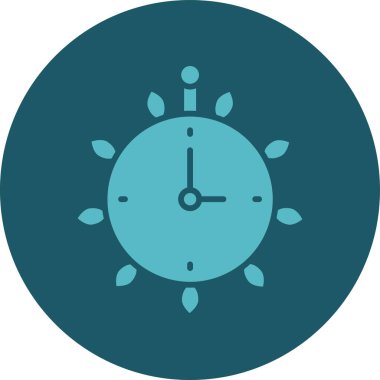 Kolayca düzenleyebilen veya düzenleyebilen Saat Vektörü simgesi