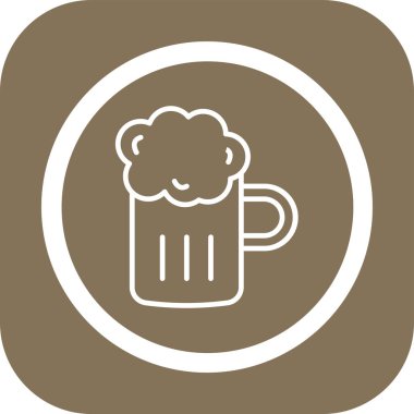 bira ikonu vektör illüstrasyonu