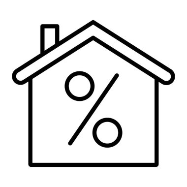 Ev. Web simgesi basit illüstrasyon