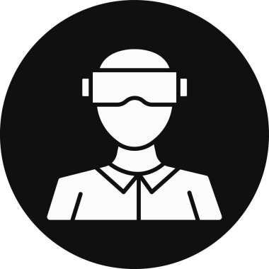 man simgesi vektör illüstrasyonu