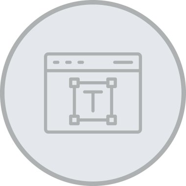 pencere vektör çizgisi simgesi