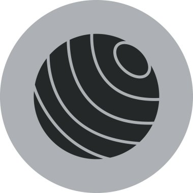 Modern b 'nin vektör çizimi simge çemberinden yoksun