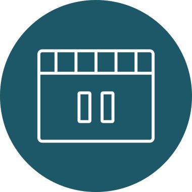 Takvimin vektör illüstrasyonu