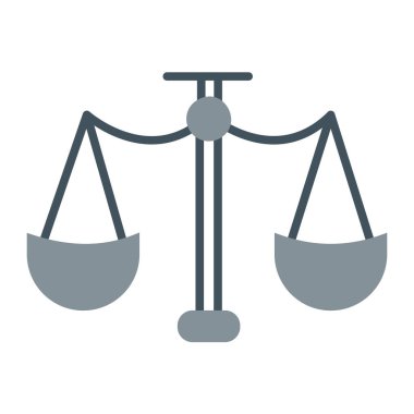 Vektör simgesini ölçekle. düz biçim tasarımı.