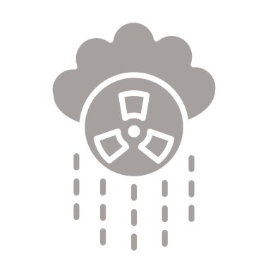 yağmur simgesi, vektör illüstrasyonu