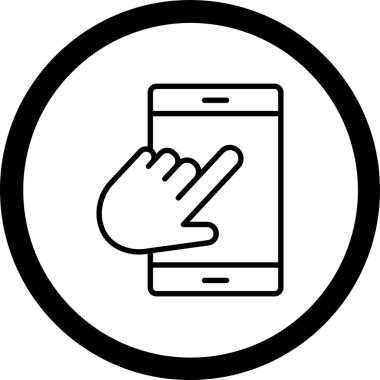 el ele tutuşan mobil simge, özet biçimi