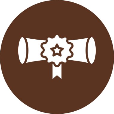 Yıldız simgesinin basit vektör illüstrasyonu