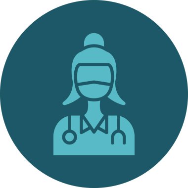 Tıbbi doktor vektör simgesi