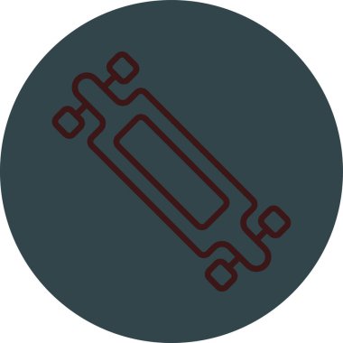 Modern tarzın eşsiz vektör simgesi