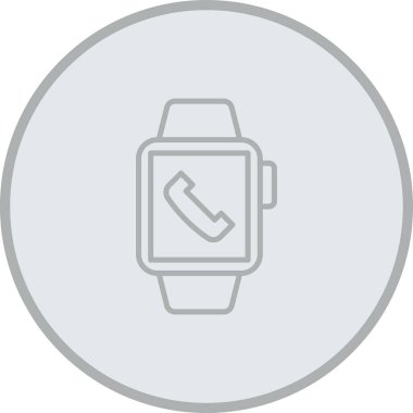 akıllı saat simgesi, illüstrasyon, vektör