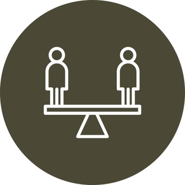 İnsan simgesinin vektör illüstrasyonu