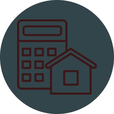 Yapı simgesinin vektör illüstrasyonu