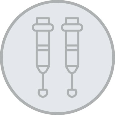 test tüp vektör simgesi