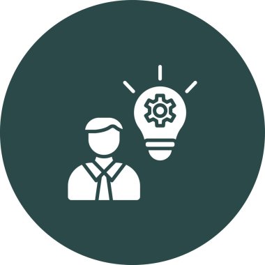 ampul simgesi vektör illüstrasyonu