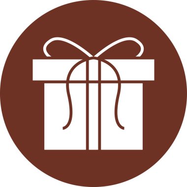 Kurdele vektör illüstrasyon tasarımlı hediye kutusu