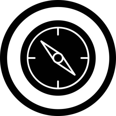 pusula simgesi modaya uygun arka planda