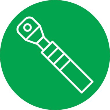 Modern oto tamir simgesinin vektör illüstrasyonu