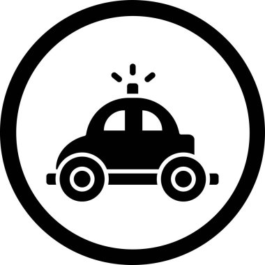 araba simgesi vektör illüstrasyonu