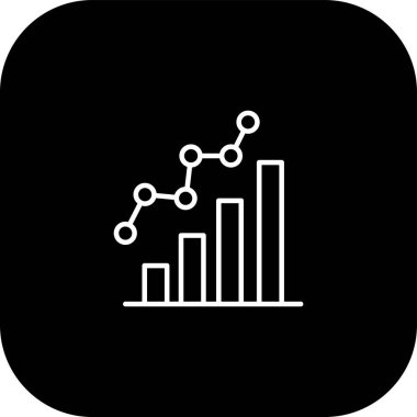 analitik grafik vektör simgesi