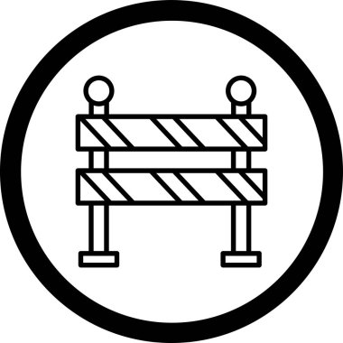 Yol simgesi vektör illüstrasyonu