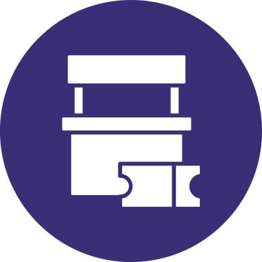 Kitap. Web simgesi basit illüstrasyon