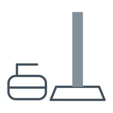 Kova ikonu. Vektör tasarımı. izole edilmiş sembol.