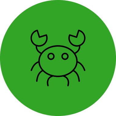 Örümcek. Web simgesi basit illüstrasyon