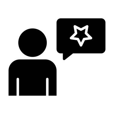 Konuşma balonu ikonu. vektör illüstrasyonu