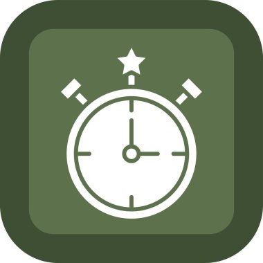 pusula glyph düz vektör simgesi