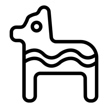 Hayvan köpek simgesi, taslak biçimi