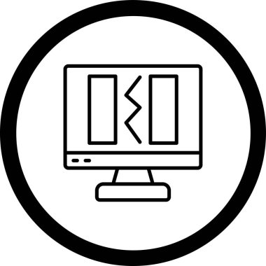 vektör bilgisayar simgesi illüstrasyonu