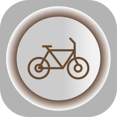 bisiklet ikonu vektör illüstrasyonu