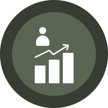 grafik ikonu vektör illüstrasyonu