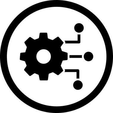 Teçhizat Web simgesi basit illüstrasyon